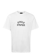 Dias Stacked Ss T-Shirt Designers T-Kortærmet Skjorte White Daily Pape...