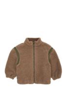 Teddy Jacket W. Removable Sleeves Outerwear Fleece Outerwear Fleece Ja...