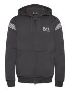Sweatshirt Tops Sweatshirts & Hoodies Hoodies Grey EA7