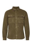 Utility Overshirt Tops Overshirts Green Revolution