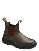 Bl 196 Safety Boot Støvlet Chelsea Boot Brown Blundst