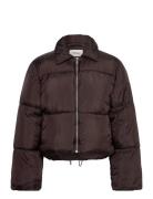 Puffer Jacket Foret Jakke Brown Monki