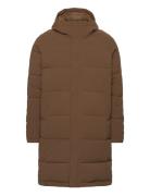 Long Puffer Jacket Foret Jakke Brown Revolution