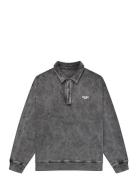 Isnurh Basement Relax Polo Tops Sweatshirts & Hoodies Sweatshirts Grey...