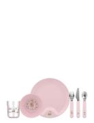 Børnesæt Mio Fairy Garden 6 Dele Home Meal Time Dinner Sets Pink Mepal