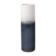 Lave Home cylinder vase 25 cm Blå/Hvid