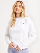Polo Ralph Lauren - Sweatshirts - White - Ls Po-Long Sleeve-Knit - Trø...