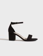 Nelly - Sort - Low Block Heel Sandal