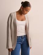 Object Collectors Item - Beige - Objreynard L/S Cardigan Noos