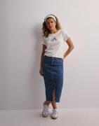 Vero Moda - Blå - Vmveri Hr Calf Denim Skirt Ga Mix N