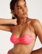 Nelly - Orange - Vibrant Halterneck Bikini Top