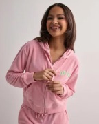 Juicy Couture - Pink - Nala Collegate Oversized Cropped Hoodie
