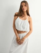 Only - Hvid - Onllou Life Emb Baloon Top Ptm