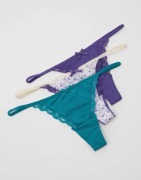 Nelly - Blå - Adore Me Thong 3-Pack