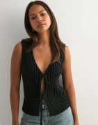 Pieces - Sort - Pcjoylynn Sl Rev Tie Knit Top