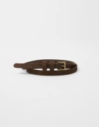 BECKSÖNDERGAARD - Brun - Suede Aria Leather Belt