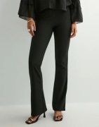 Only - Sort - Onllisa Shine Pinstripe Flared Pant