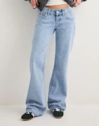 Abrand Jeans - Blå - 00 Super Low Flare Tall
