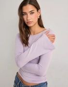 Nelly - Lilla - Ultra Soft Boat Neck Top