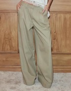 Nelly - Grøn - Relaxed Strap Pants