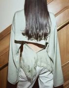 Nelly - Grøn - Sassy Lace Blouse