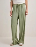 Nelly - Grøn - Pull On Satin Pants
