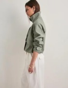 Nelly - Grøn - High Collar Jacket