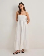 Vero Moda - Hvid - Awalisa Bandeau Ankle Dress Noos