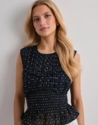 Neo Noir - Sort - Tiril Dot Top