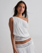 Nelly - Hvid - My Lace Detail Top