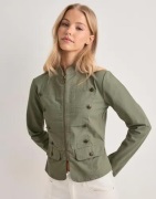 Nelly - Grøn - Cotton Detailed Jacket