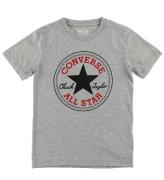 Converse T-shirt - GrÃ¥meleret m. Logo