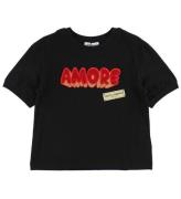 Dolce & Gabbana T-shirt - Sort m. Amore