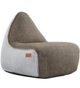 SACKit Sækkestol - Cobana Lounge Chair - 96x80x70 cm - Brun/Hvid