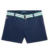 Polo Ralph Lauren Shorts - Classics - Navy m. BÃ¦lte