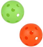 Stiga Bolde - Floorball - 2-pak - Orange/LimegrÃ¸n