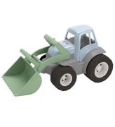 Dantoy BIO Plastic Traktor m. Grab - BlÃ¥/GrÃ¸n