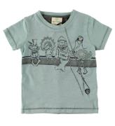 En Fant T-Shirt - Mint m. Dyr