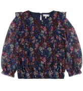 Tommy Hilfiger Bluse - Navy m. Blomster