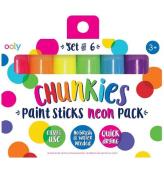 Ooly Jumbo Tuscher - Chunkies Paint Sticks - 6 stk - Neon