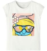 Name It T-shirt - NmfAni Smurf - Bright White
