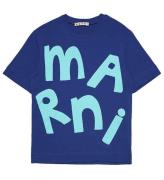 Marni T-shirt - BlÃ¥ m. Turkis