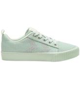 Hummel Sko - HMLBase Court Glitter Jr - Pale Aqua