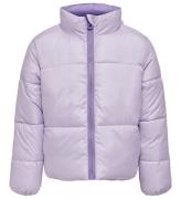 Kids Only Dynejakke - Vendbar - KogNewricky - Pastel Lilac