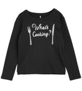 Mini Rodini Bluse - What's Cooking - Sort