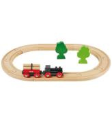 BRIO CLASSIC Togbane SÃ¦t m. Skov - RÃ¸d/Sort 33042