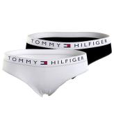 Tommy Hilfiger Trusser - 2-Pak - Hvid/Sort