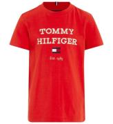 Tommy Hilfiger T-shirt - Logo - Fierce Red