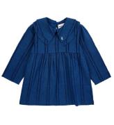 Bobo Choses Kjole - Baby Lurex Striped - BlÃ¥