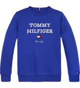 Tommy Hilfiger Sweatshirt - TH Logo - Ultra Blue